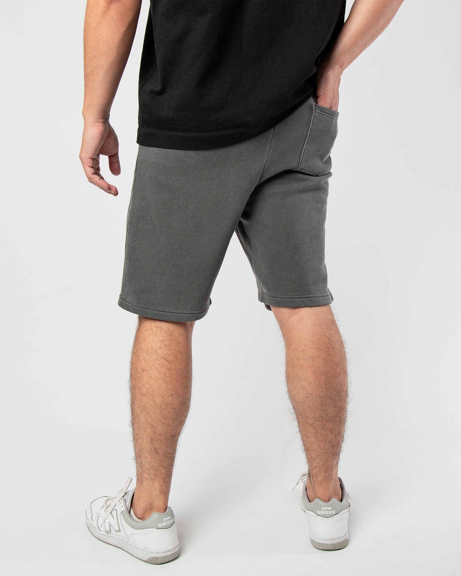 MEN'S BLESSED FLEECE SHORTS back view