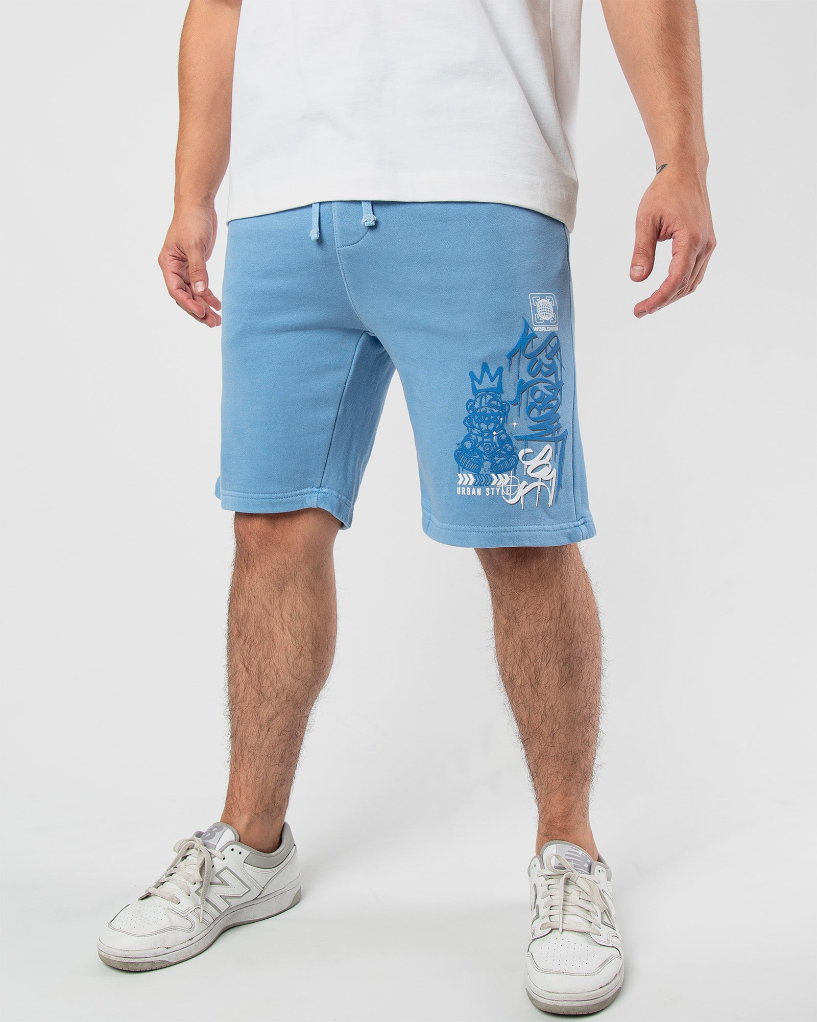 MEN'S LA URBAN FLEECE SHORTS front view
