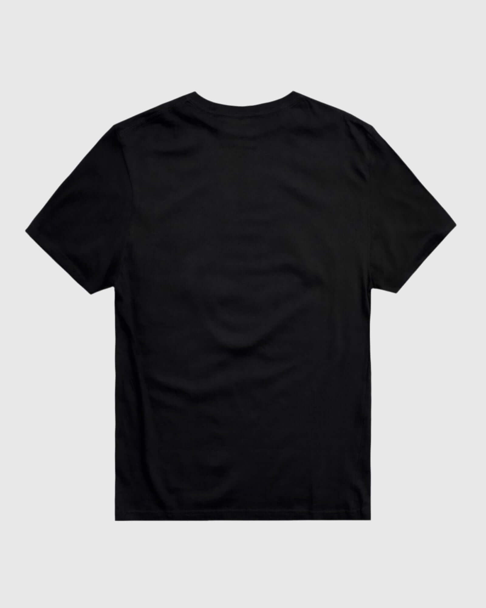 Back view of the Men’s Geometric Bear Graphic Tee in black by Ring of Fire