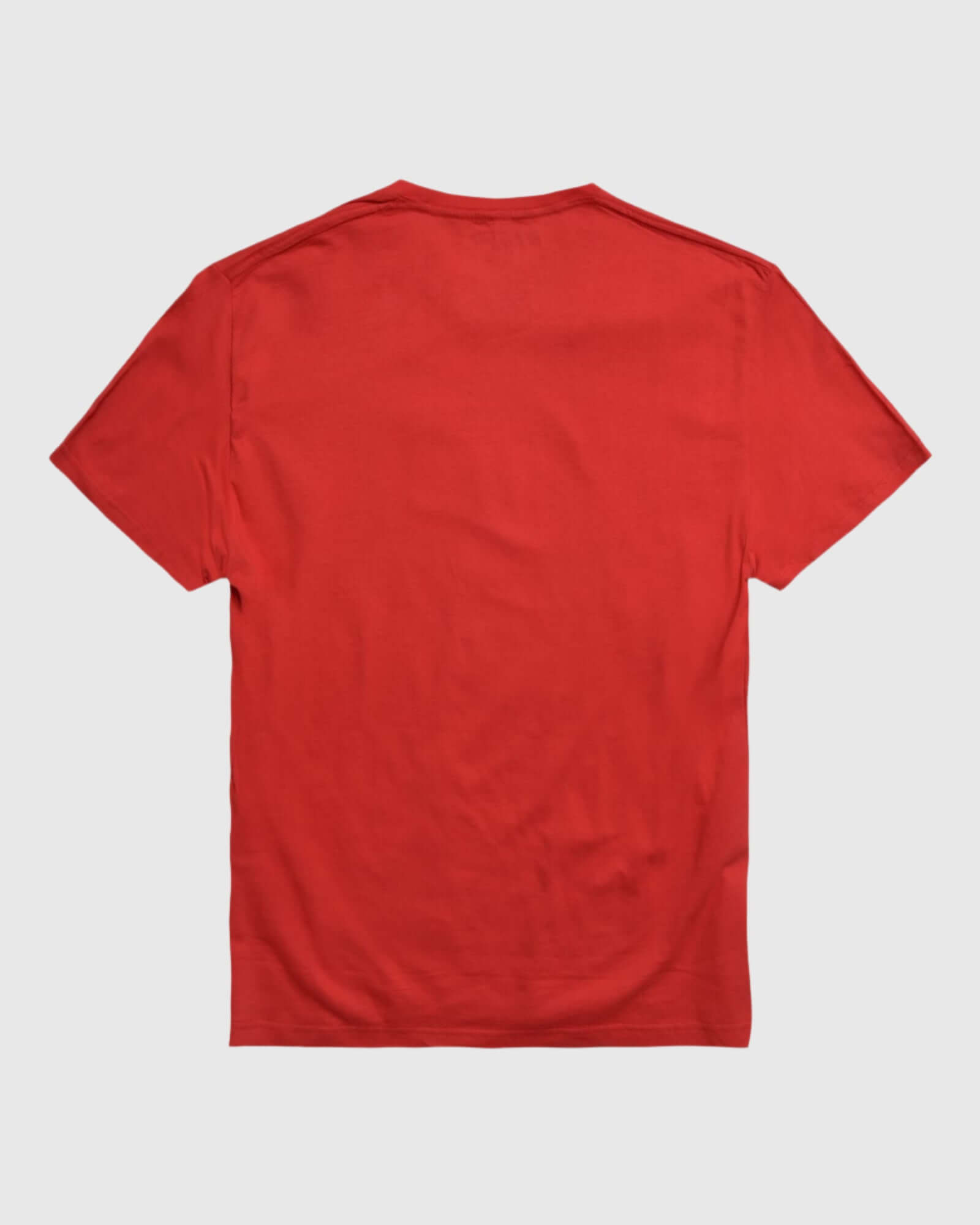 Back view of the Men’s Geometric Bear Graphic Tee in red by Ring of Fire