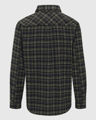Plaid shirt on a light gray background