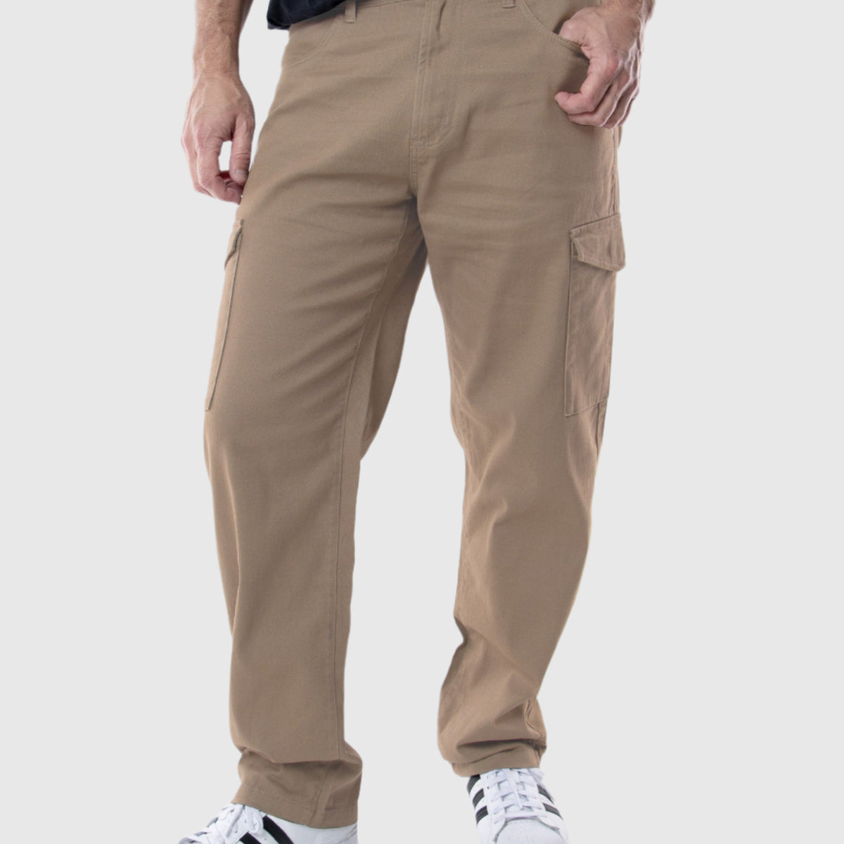 Men's Trey Straight Fit Cargo Pants Twill Stretch Fabric – Ring