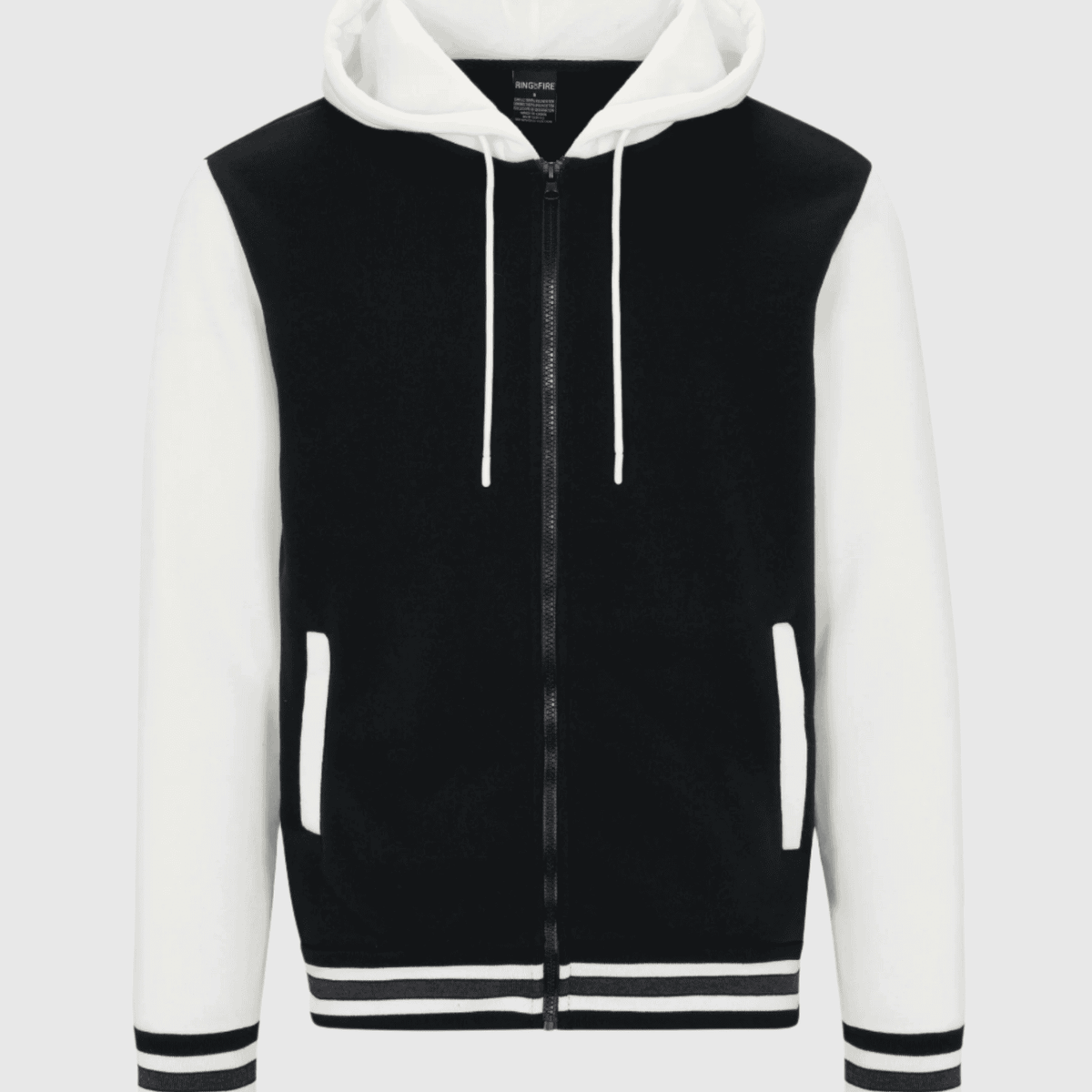 Ring of Fire Men's Charlie Fleece Varsity Jacket – Ring Of
