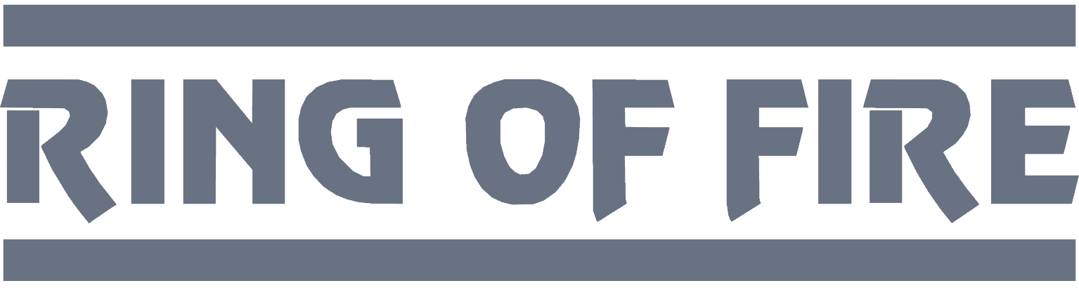 Ring Of Fire Clothing Logo without California Bear