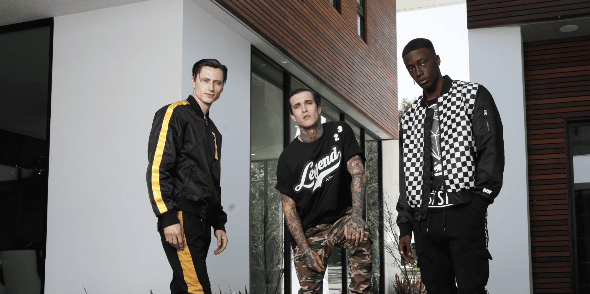 Ring of Fire New Arrivals Banner Image with 3 Male Models