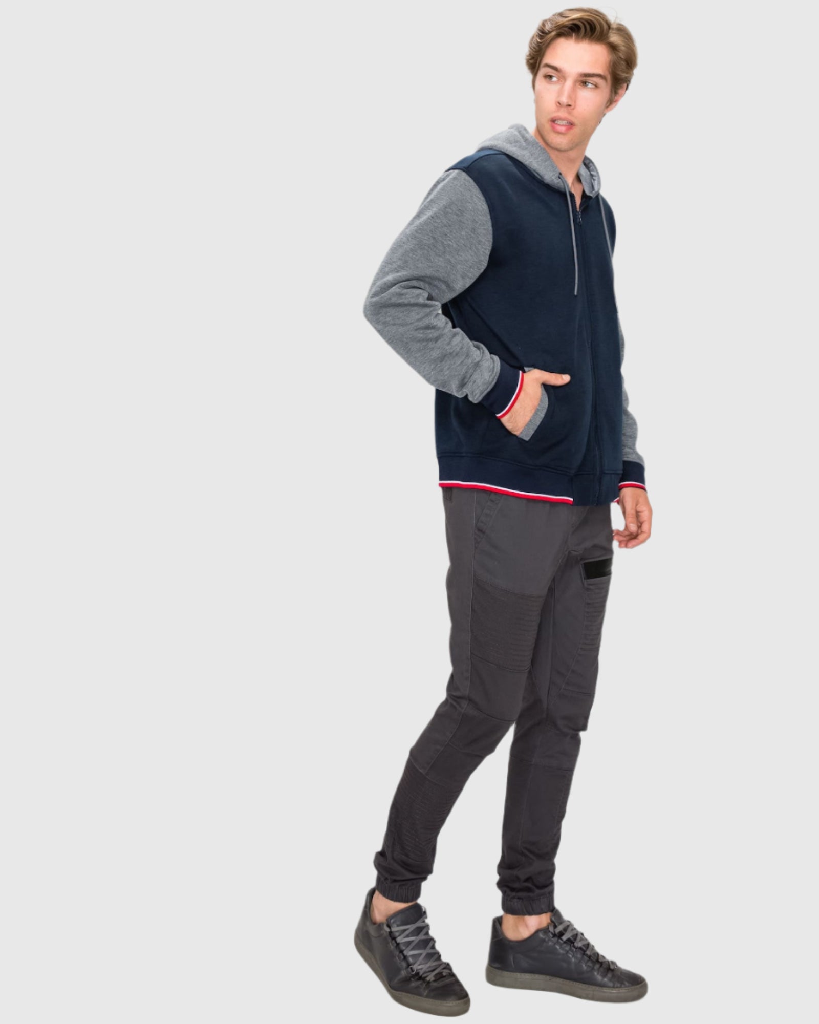 Navy Med Heather Gray