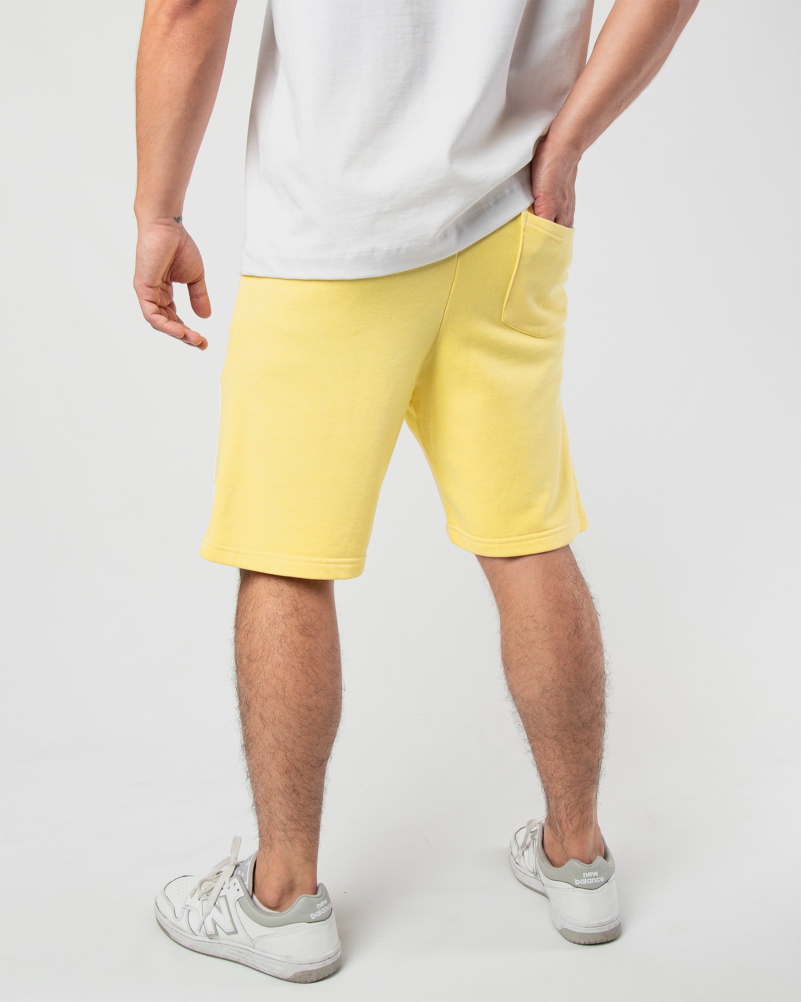 MEN'S LA CALIFORNIA FLEECE SHORTS back view