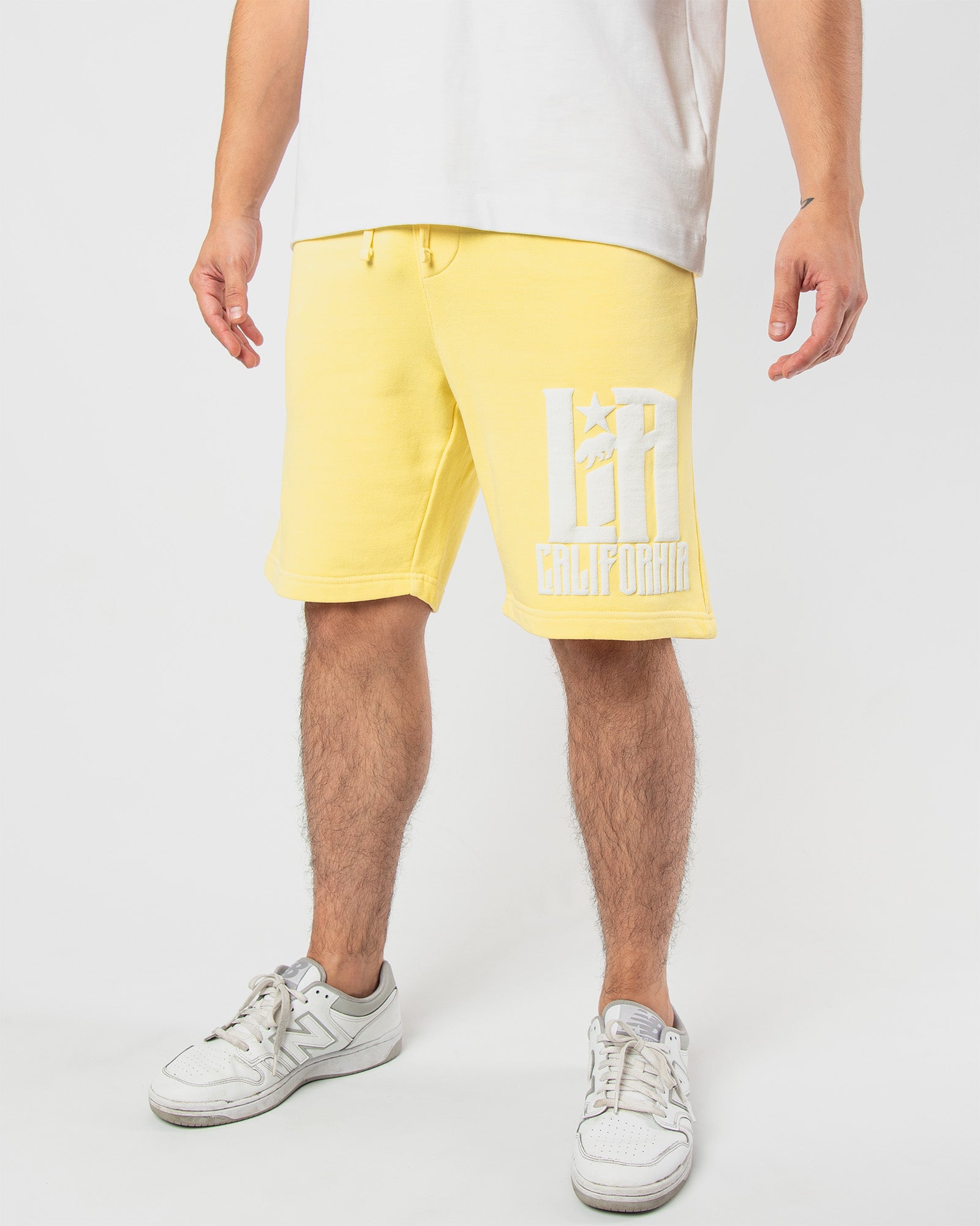 MEN'S LA CALIFORNIA FLEECE SHORTS front view