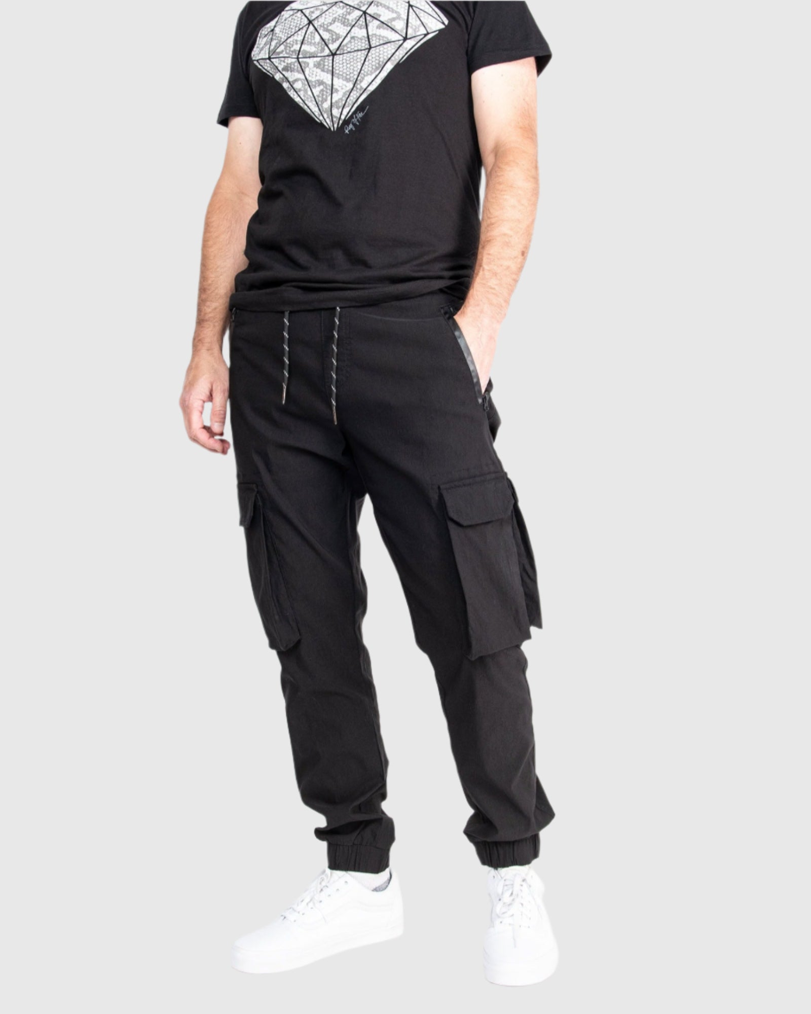 Men s Barret Tech Cargo Joggers Ring Of Fire Clothing