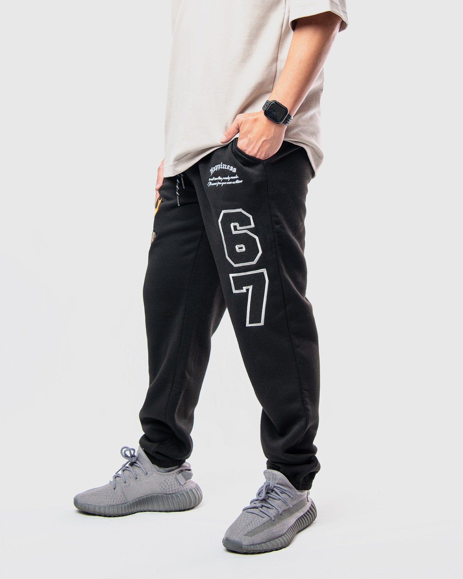 Men's Quincy Fleece Graphic Joggers | Ring Of Fire Clothing