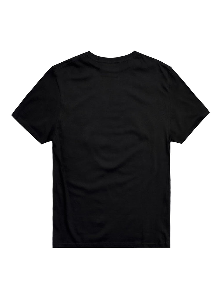 Back view of the Men’s Chief Camo Graphic Tee in black, displayed in a flat lay