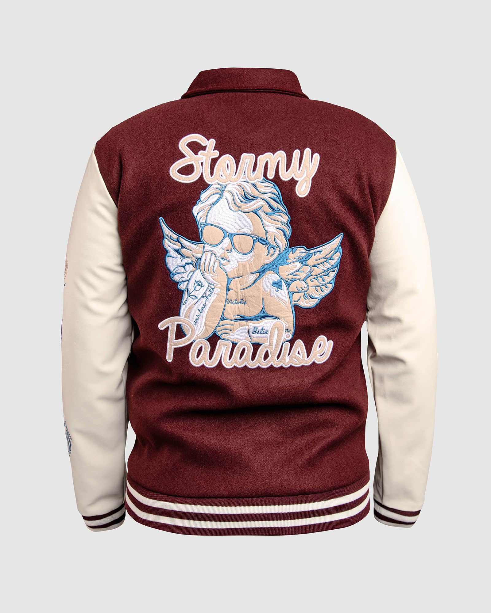 ジャケット・アウター reel of lyricism TNT FULL EMOTIVE Varsity Jacket - thisisneverthat®
