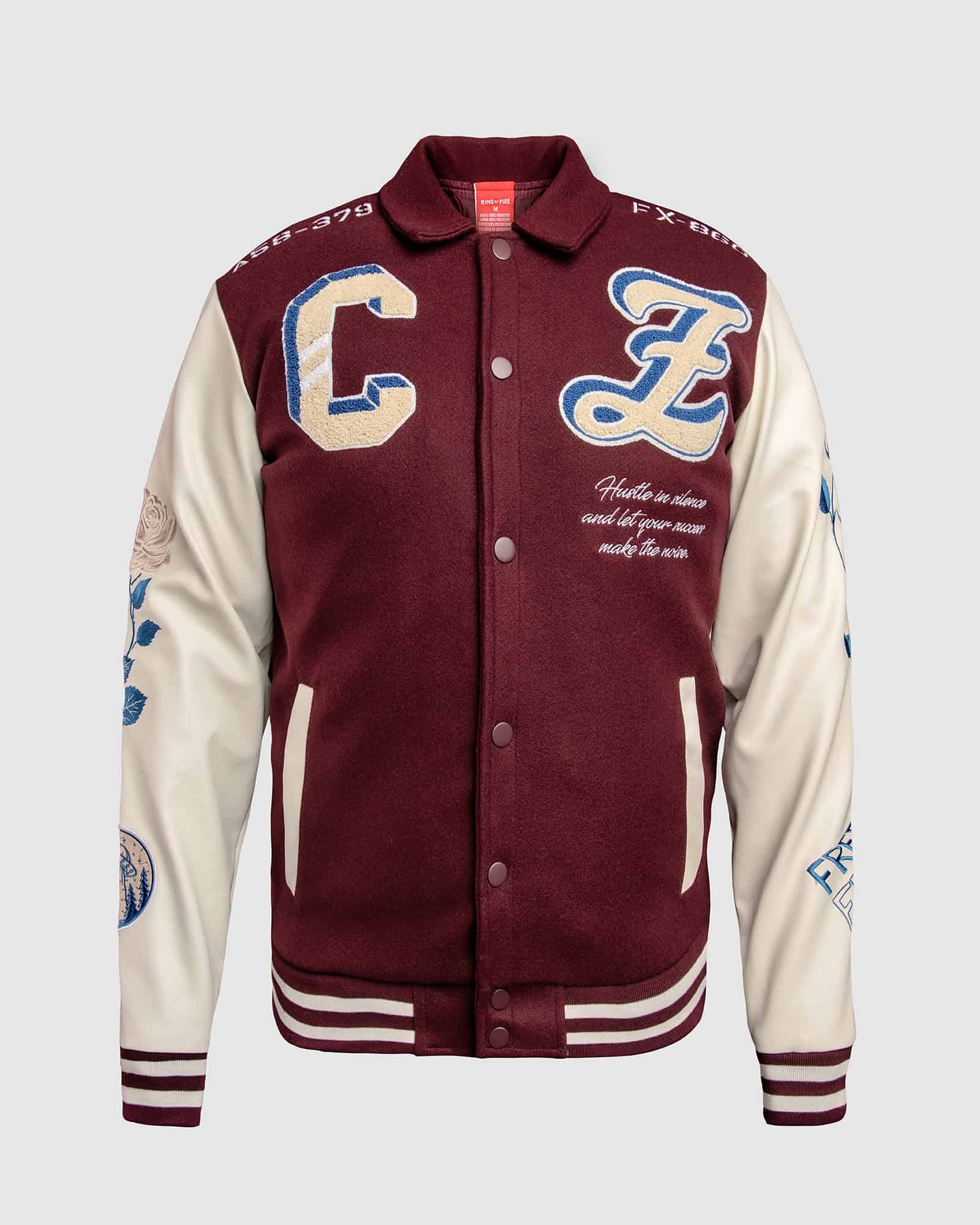 Men's Paradise Woolen Varsity Jacket Trendy Stylish – Ring Of