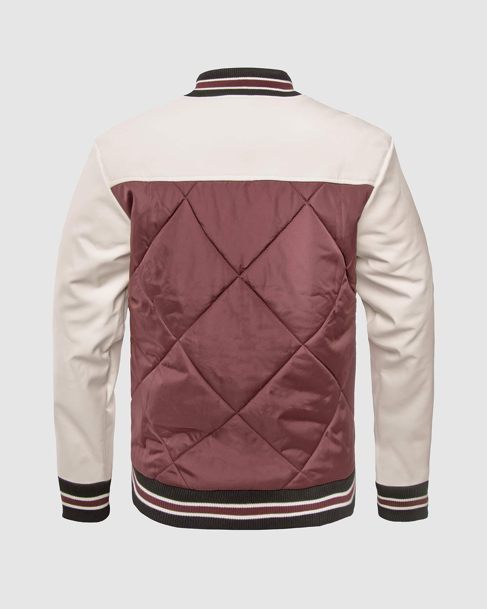 ジャケット・アウター rye chasin Mohawk leather bomber jacket mohawk-zirconian-smooth-black-