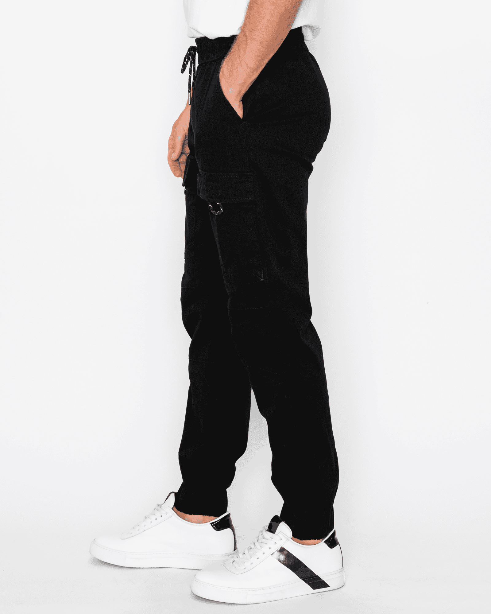 【BAON】Doran Raised Cargo String Jogger Pants Men's Barnabas Cargo Joggers | Ring Of Fire Clothing