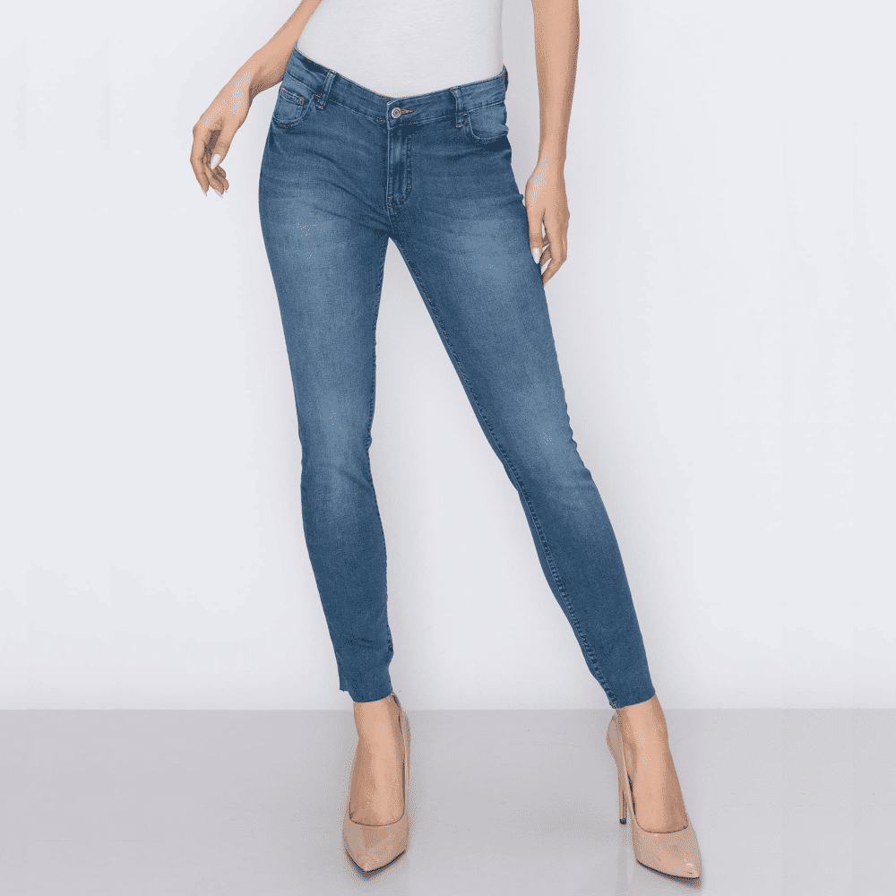 Dynamic display of women modeling diverse bottoms from our women's clothing collection