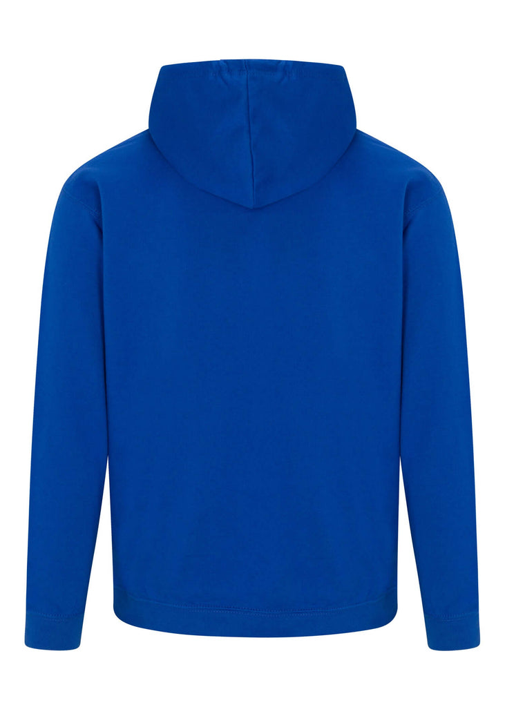 Back view of Men’s Drip 3D Hoodie by Ring of Fire Clothing in Royal Blue