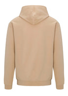 Back view of Ring of Fire’s Men’s Rising Sun Hoodie in Khaki color