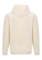 Back view of Ring of Fire’s Men’s Rising Sun Hoodie in Off White color