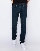 Mens zip up button closure twiggy five pockets skinny fit jeans in Medusa