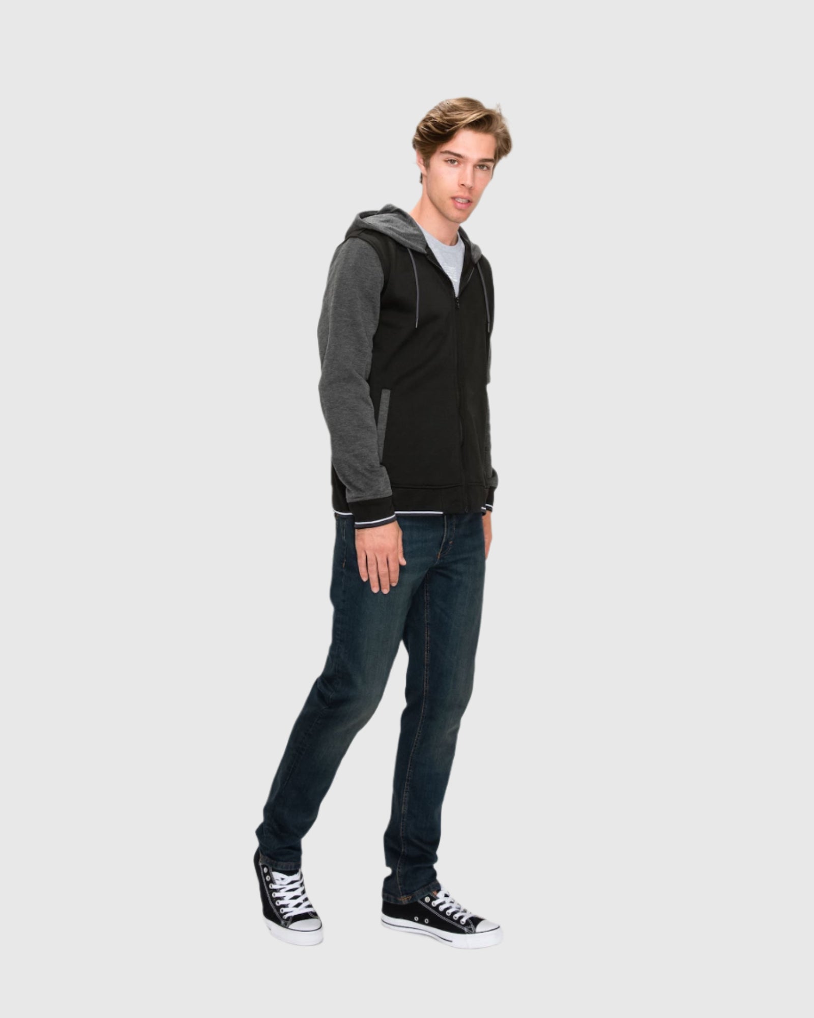 Black Charcoal Heather