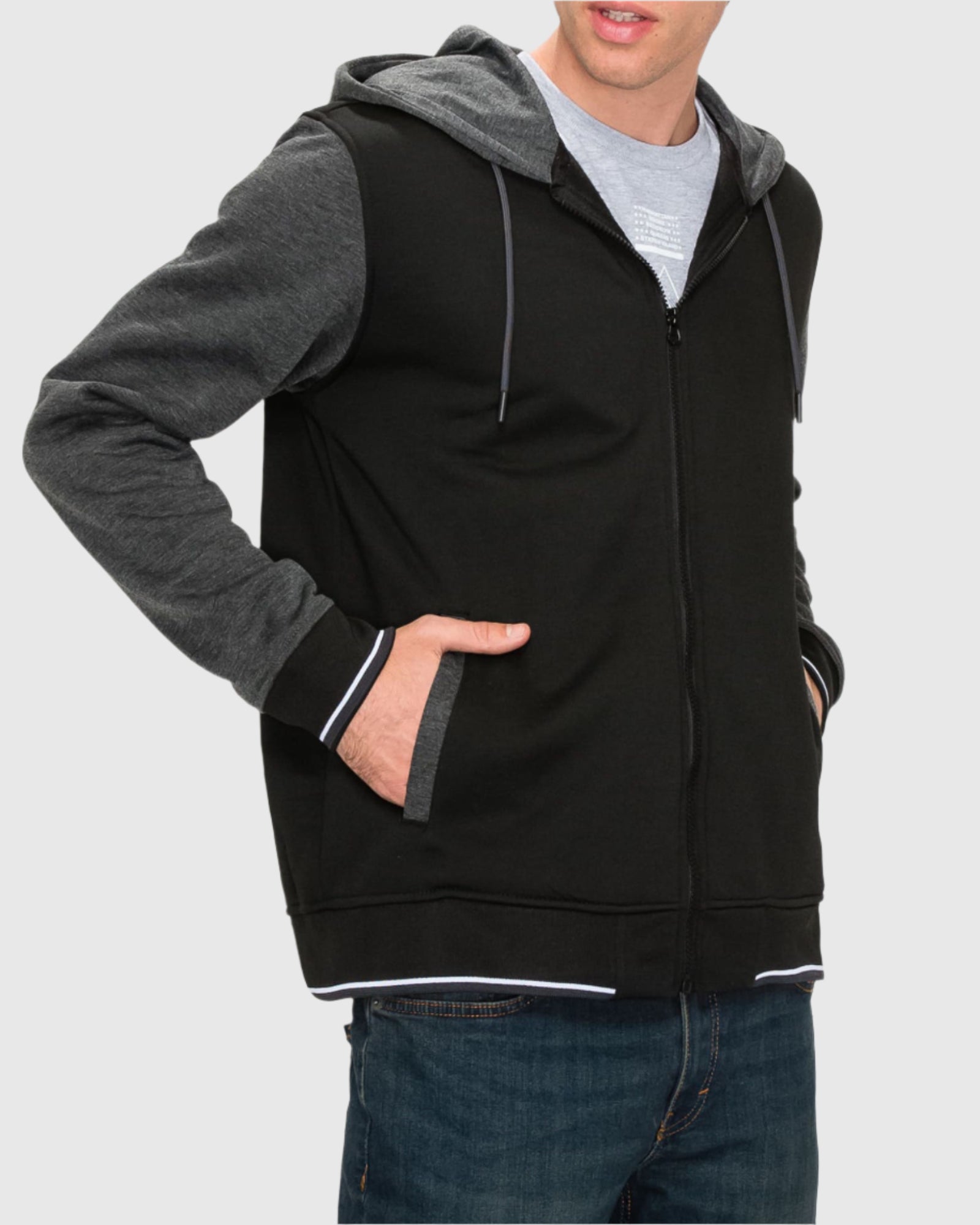 Black Charcoal Heather